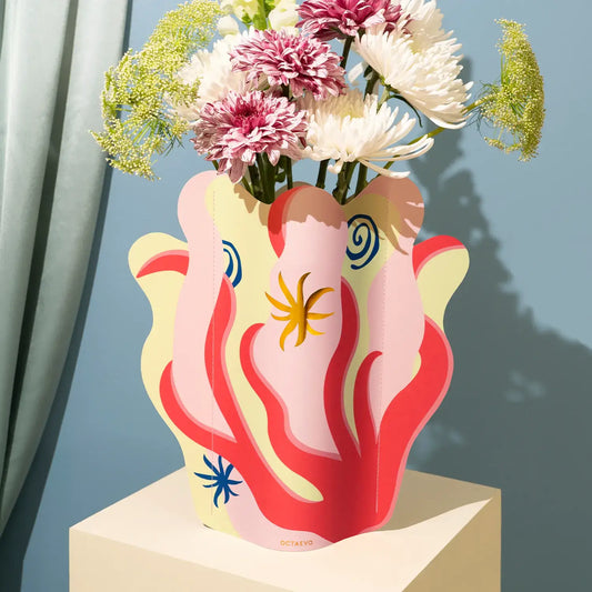 Paper Coral Vase