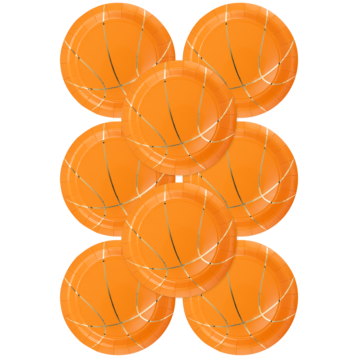 Basketball Paper Plates