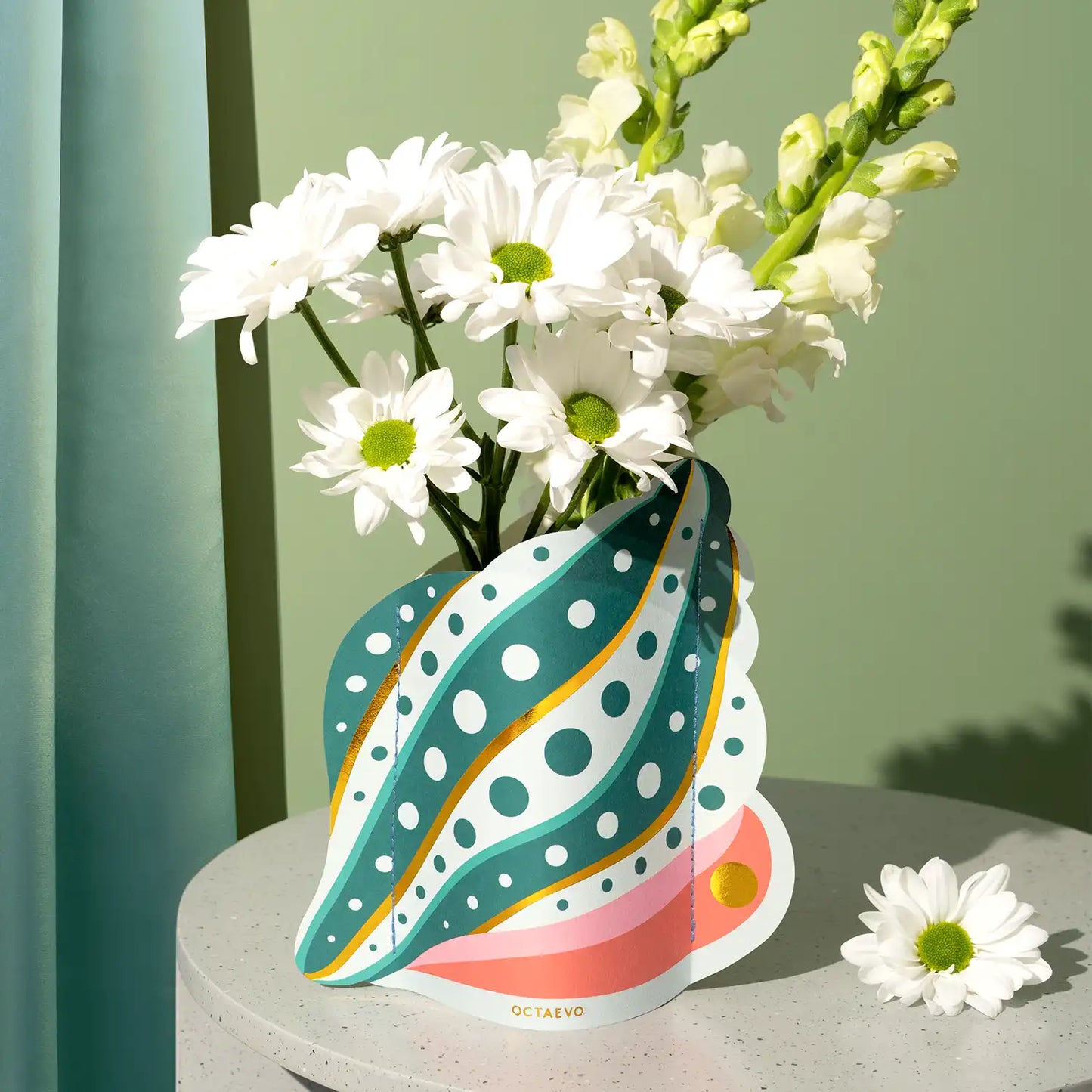 Mini Paper Shell Vase