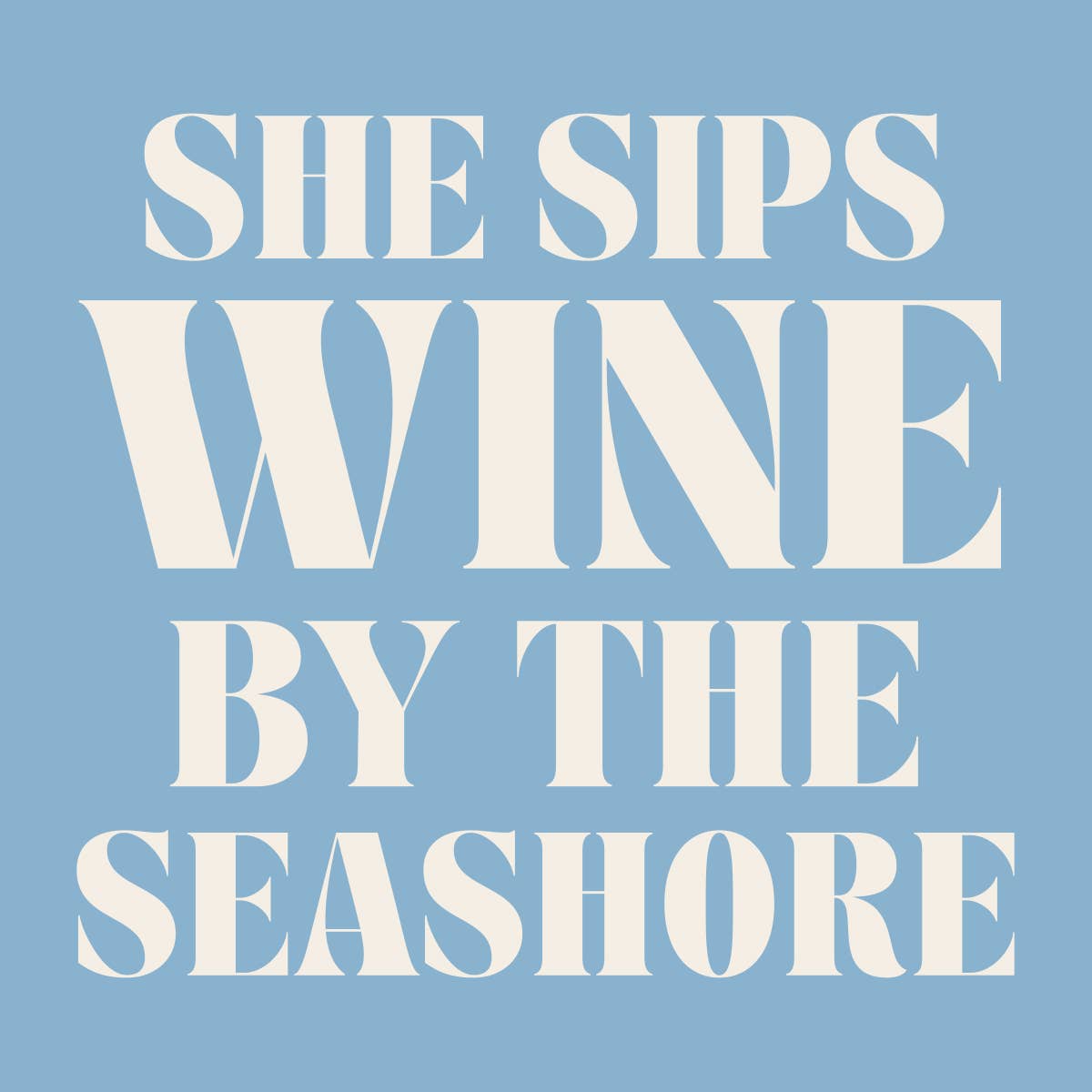 She Sips Wine Cocktail Napkins