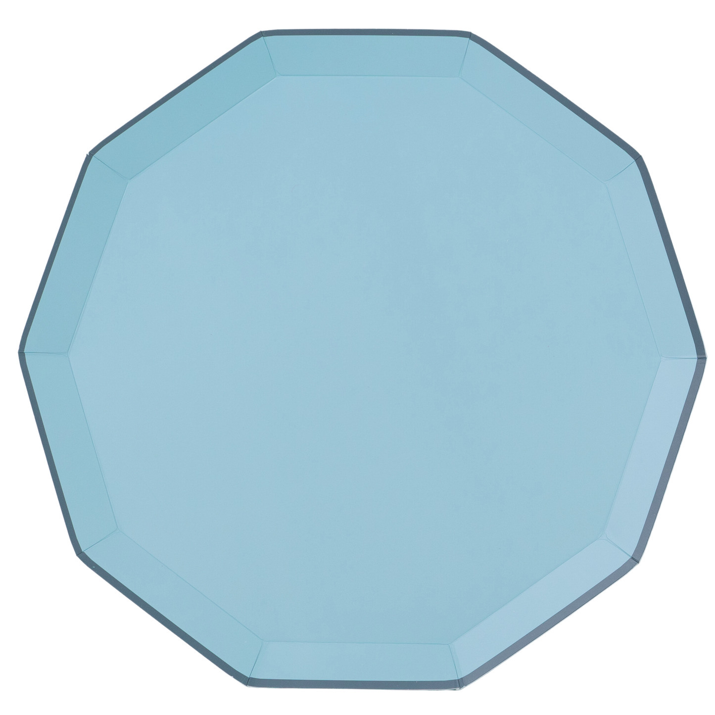 Sky Blue Paper Dinner Plates