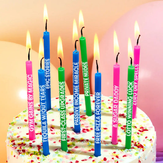 Cheeky Wishing You Birthday Candles