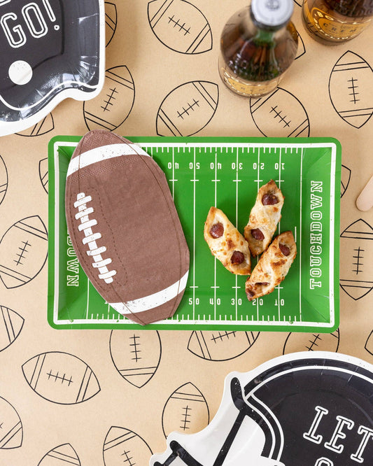 Football Paper Dinner Napkin