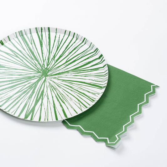 Green Zig Zag Napkin