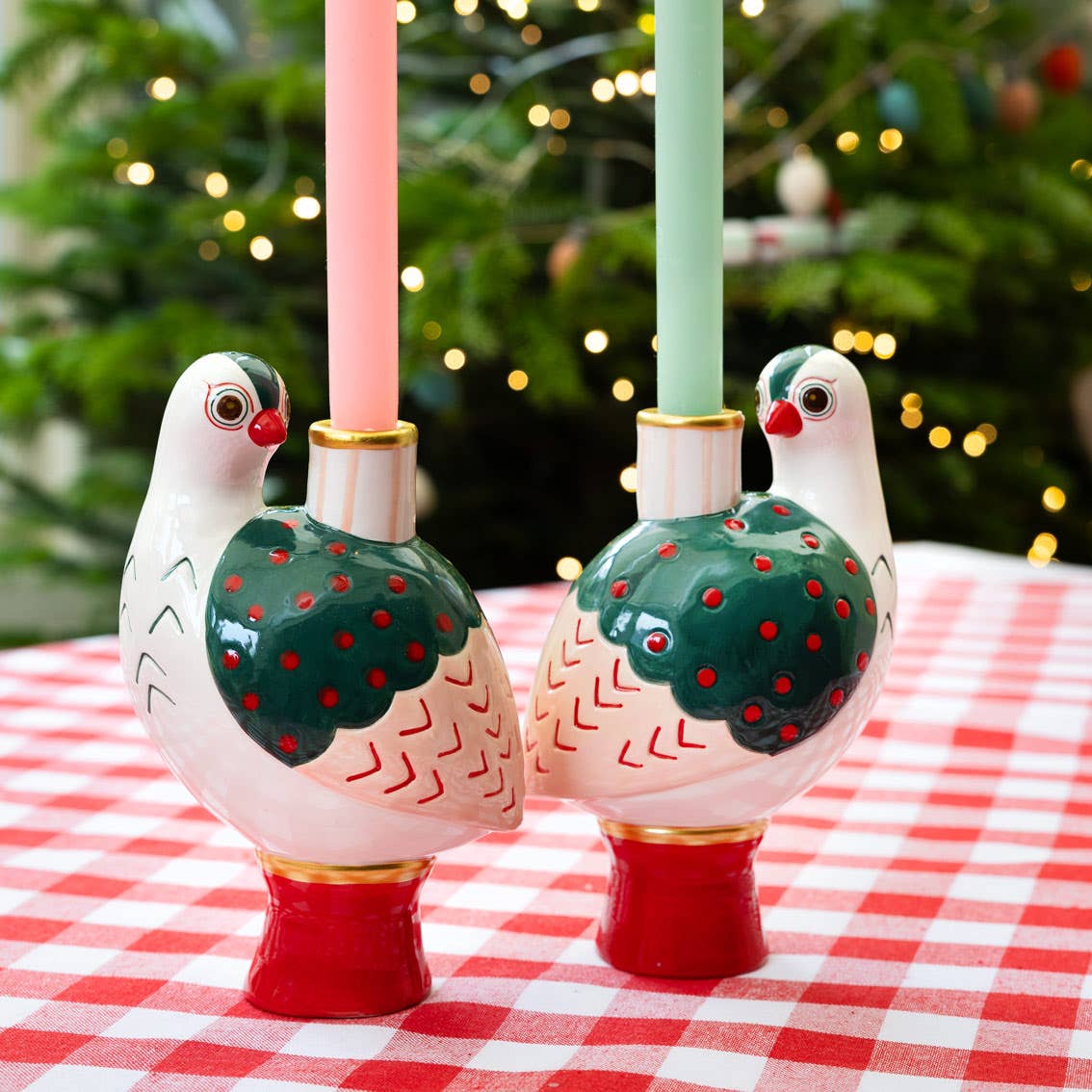 Partridge Candle Holder