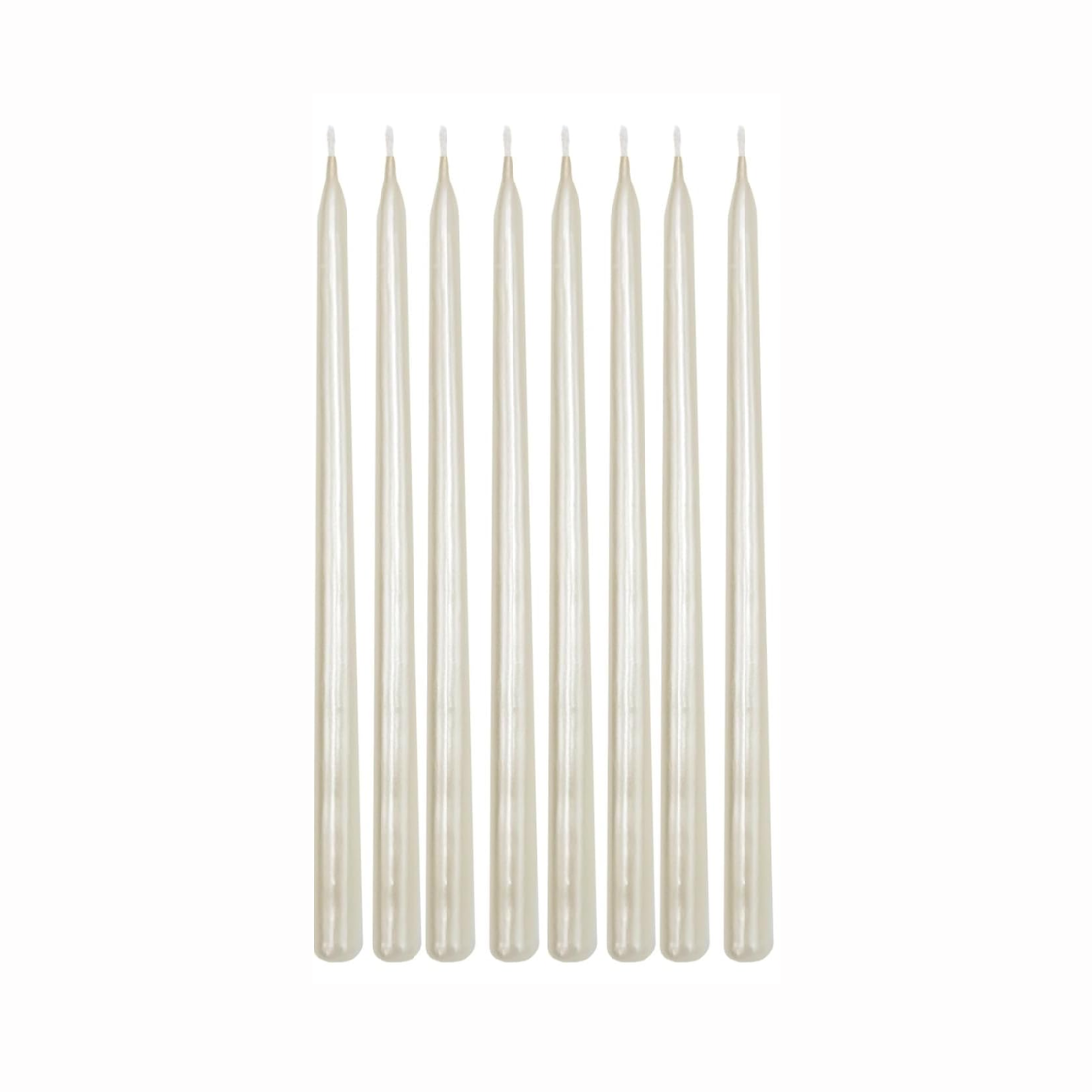 Iridescent Menorah Candles - Set of 45