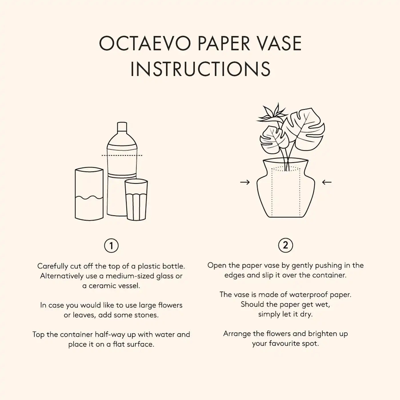 Mini Paper Shell Vase