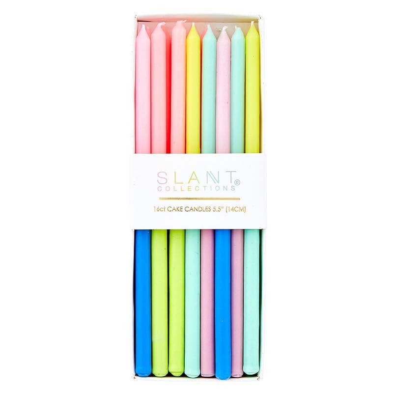Pastel Birthday Candles