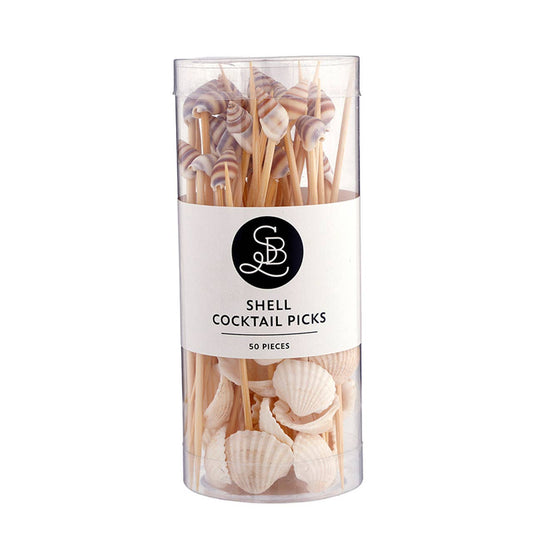 Shell Cocktail Picks - Set of 50