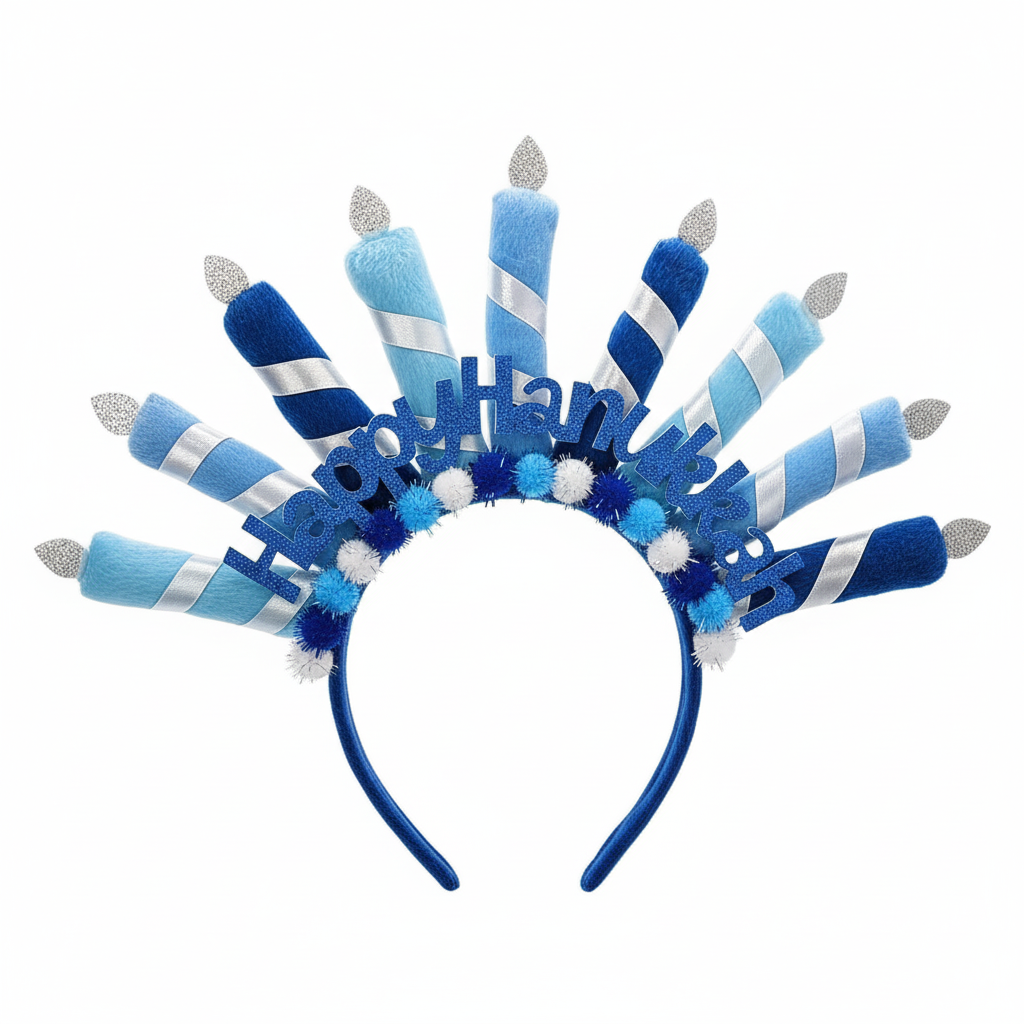Hanukkah Menorah Headband