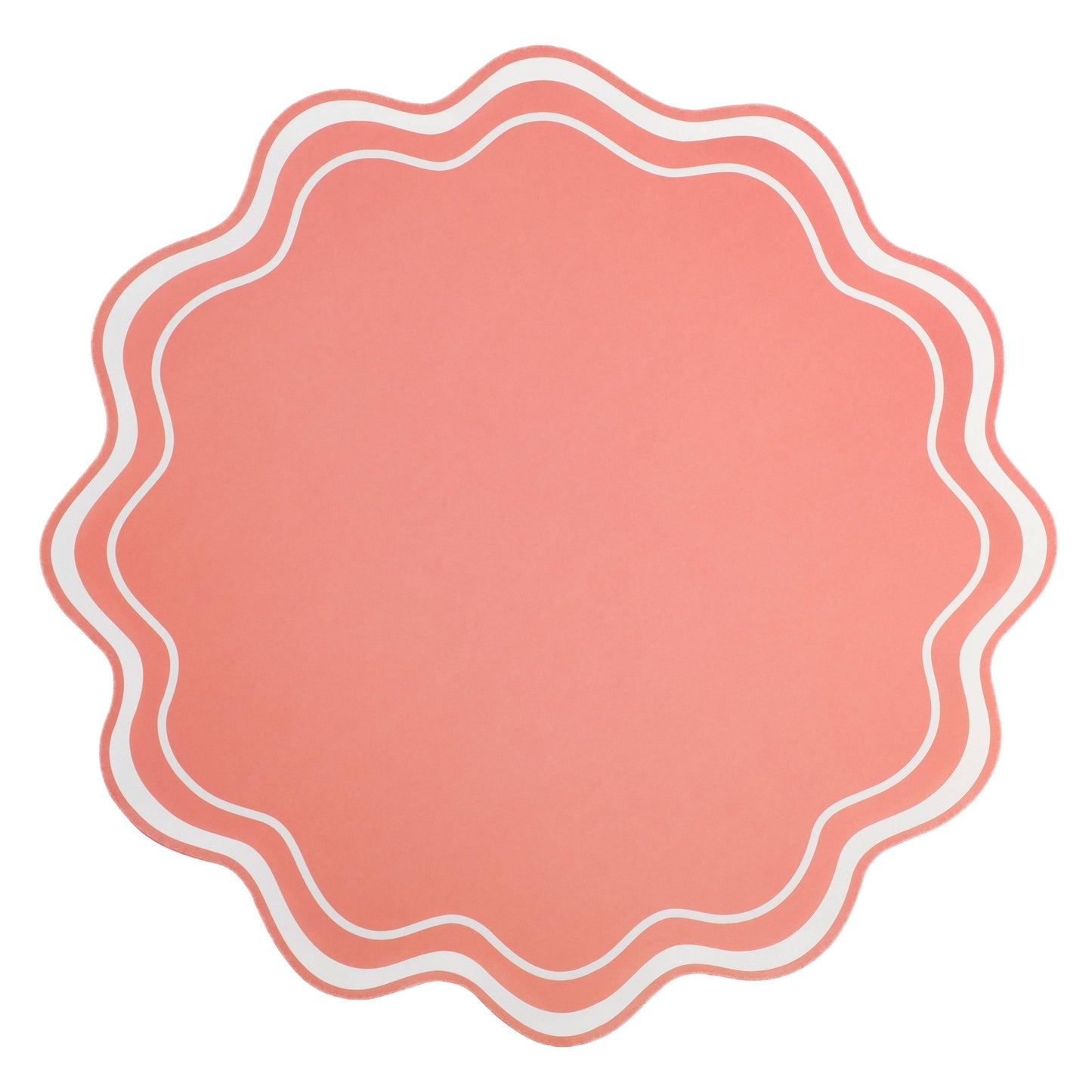 Coral Wave Paper Placemats