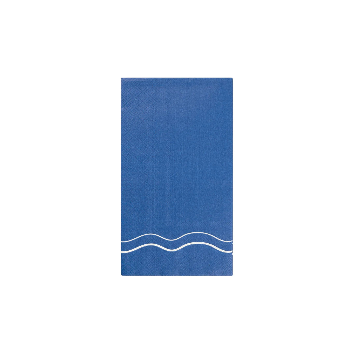 Wavy Border Blue Napkins