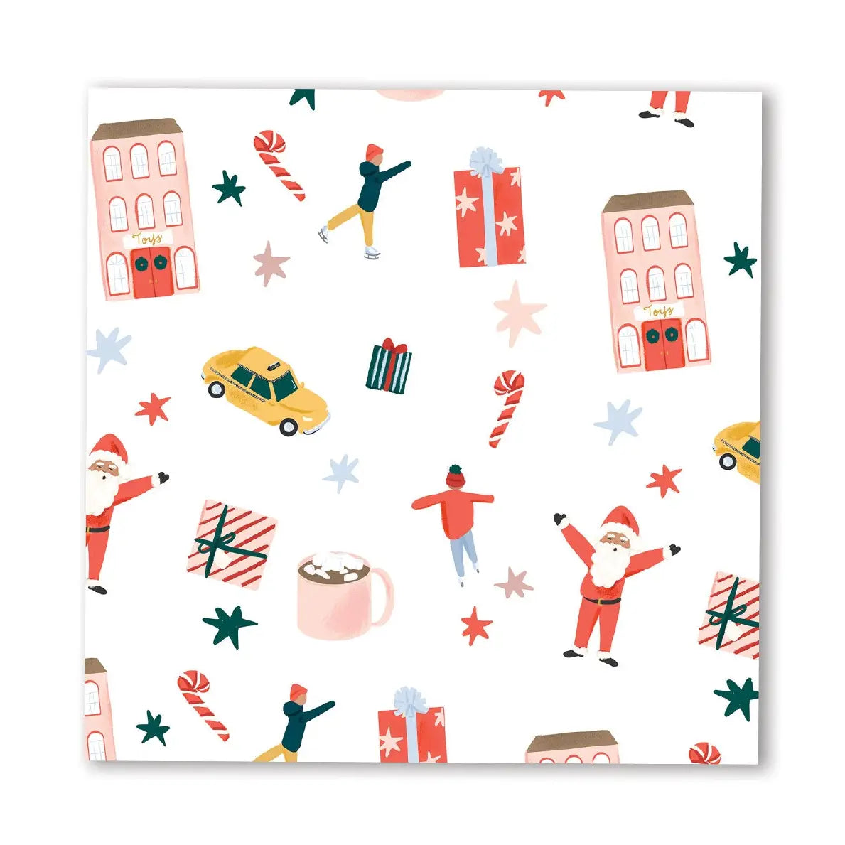 City Sidewalks Holiday Cocktail Napkins