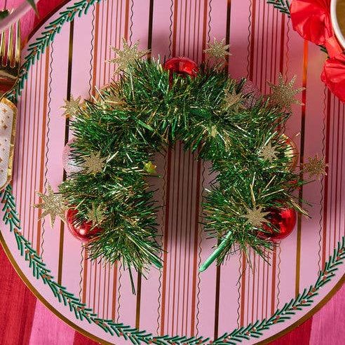 Deck the Halls Wreath Headband