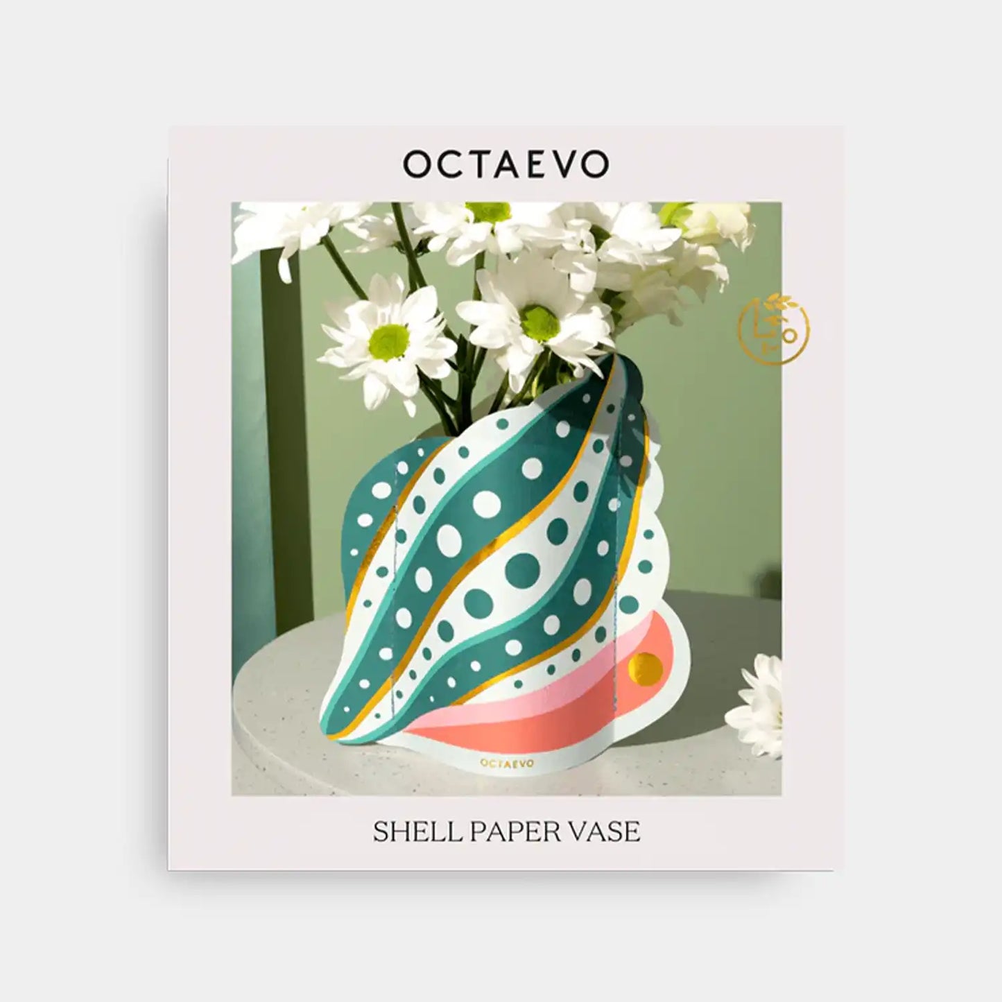 Mini Paper Shell Vase