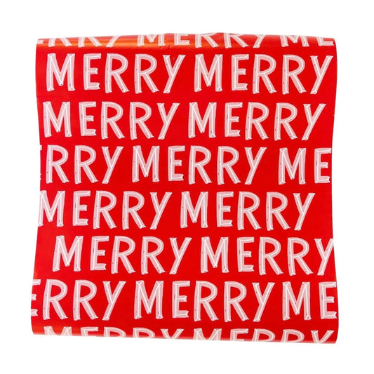 Merry Paper Table Runner
