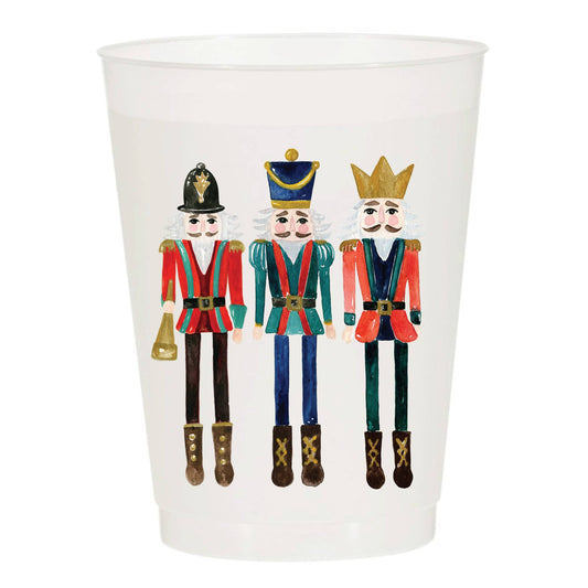 Nutcracker Bell Frosted Cups - Pack of 6