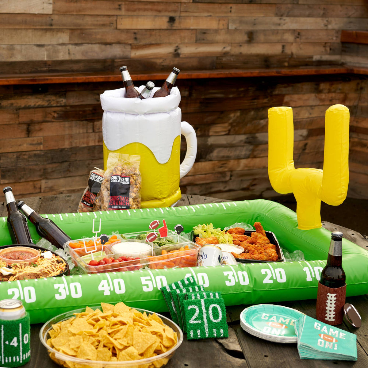 Inflatable Tabletop Football Field Cooler