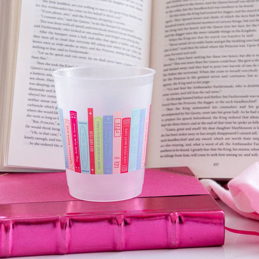 Book Club Frosted Cups - Set of 8