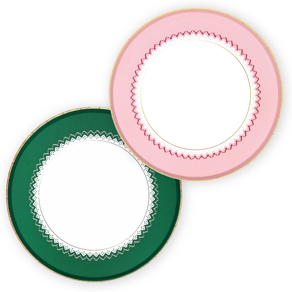 Coquette Paper Dinner Plates