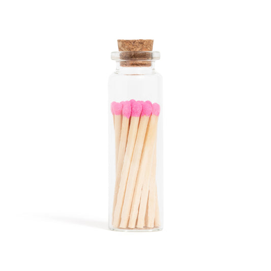 Bubblegum Pink Matches in Small Vial