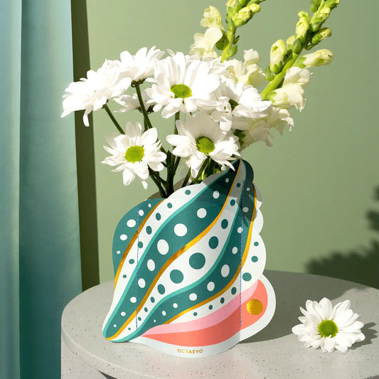 Mini Paper Shell Vase