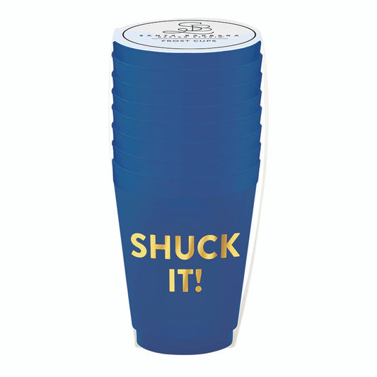 Shuck It Frosted Cup - Set of 8