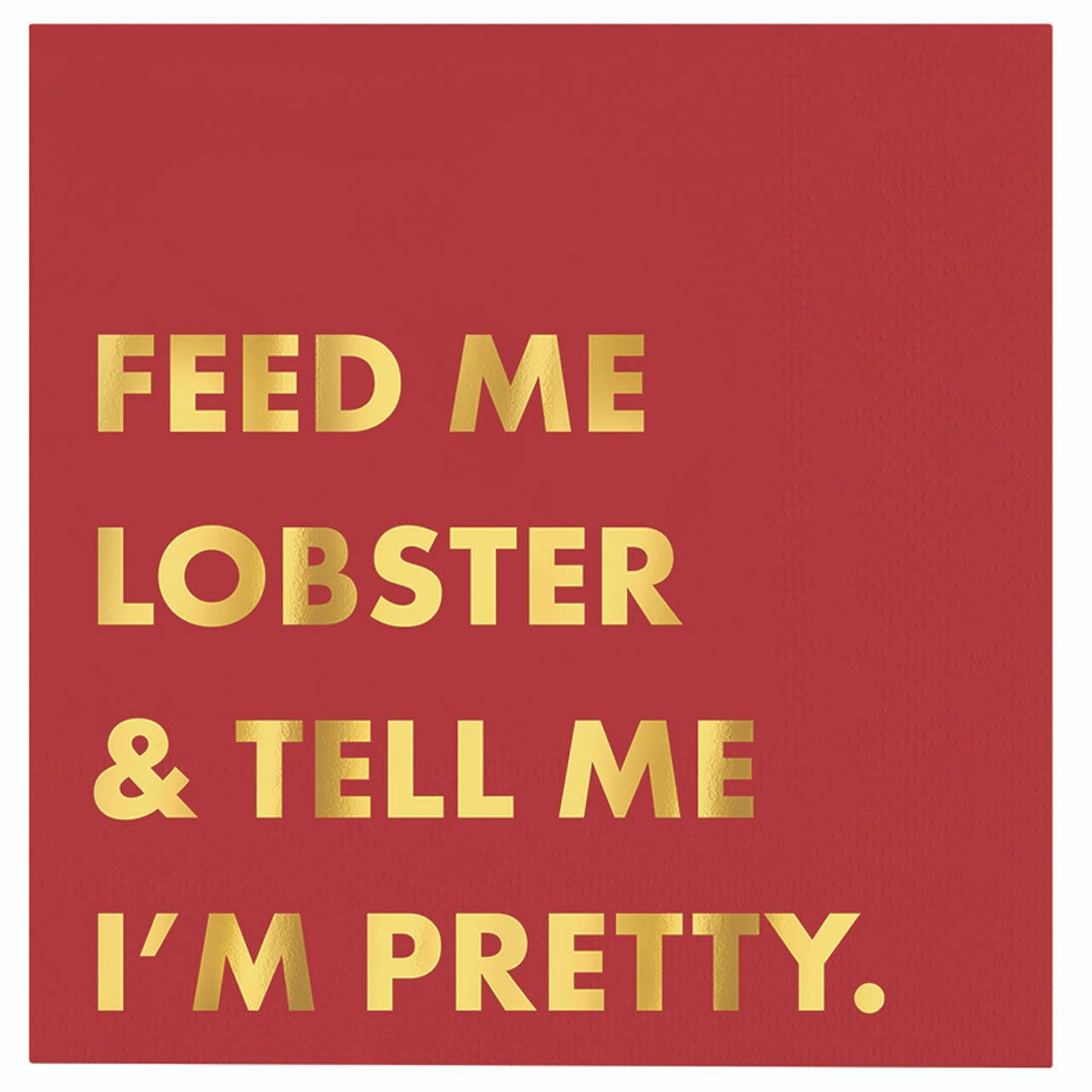 Feed Me Lobster Cocktail Napkins