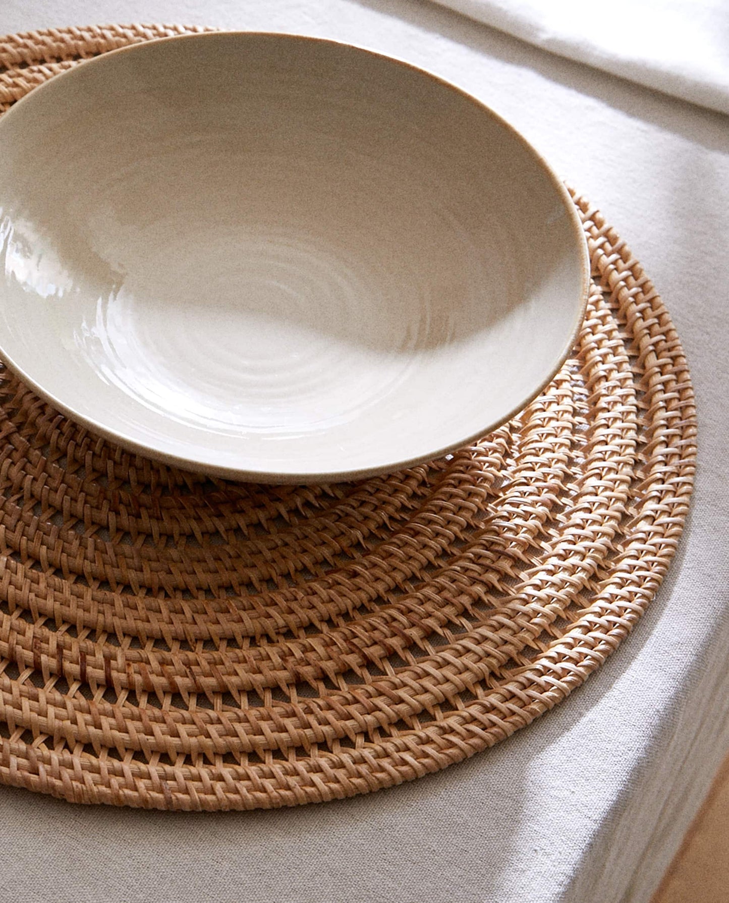 Spiral Rattan Placemat