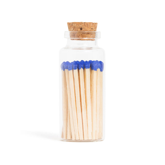 Royal Blue Matches in Medium Vial