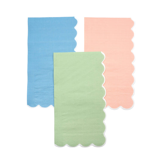Pastel Scallop Napkin