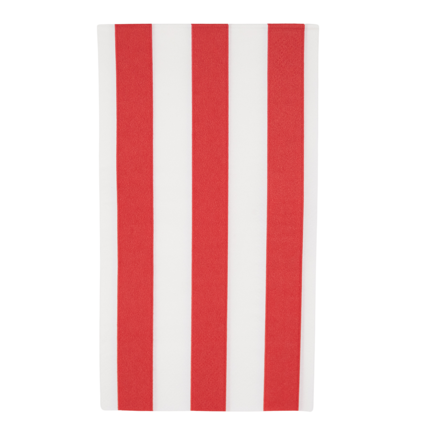 Red Cabana Striped Paper Napkins