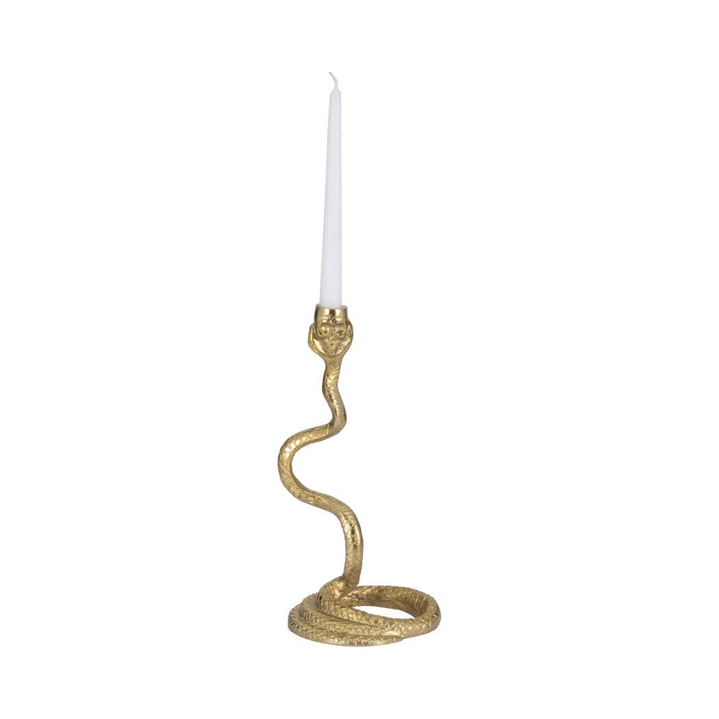 Snake Taper Candle Holder