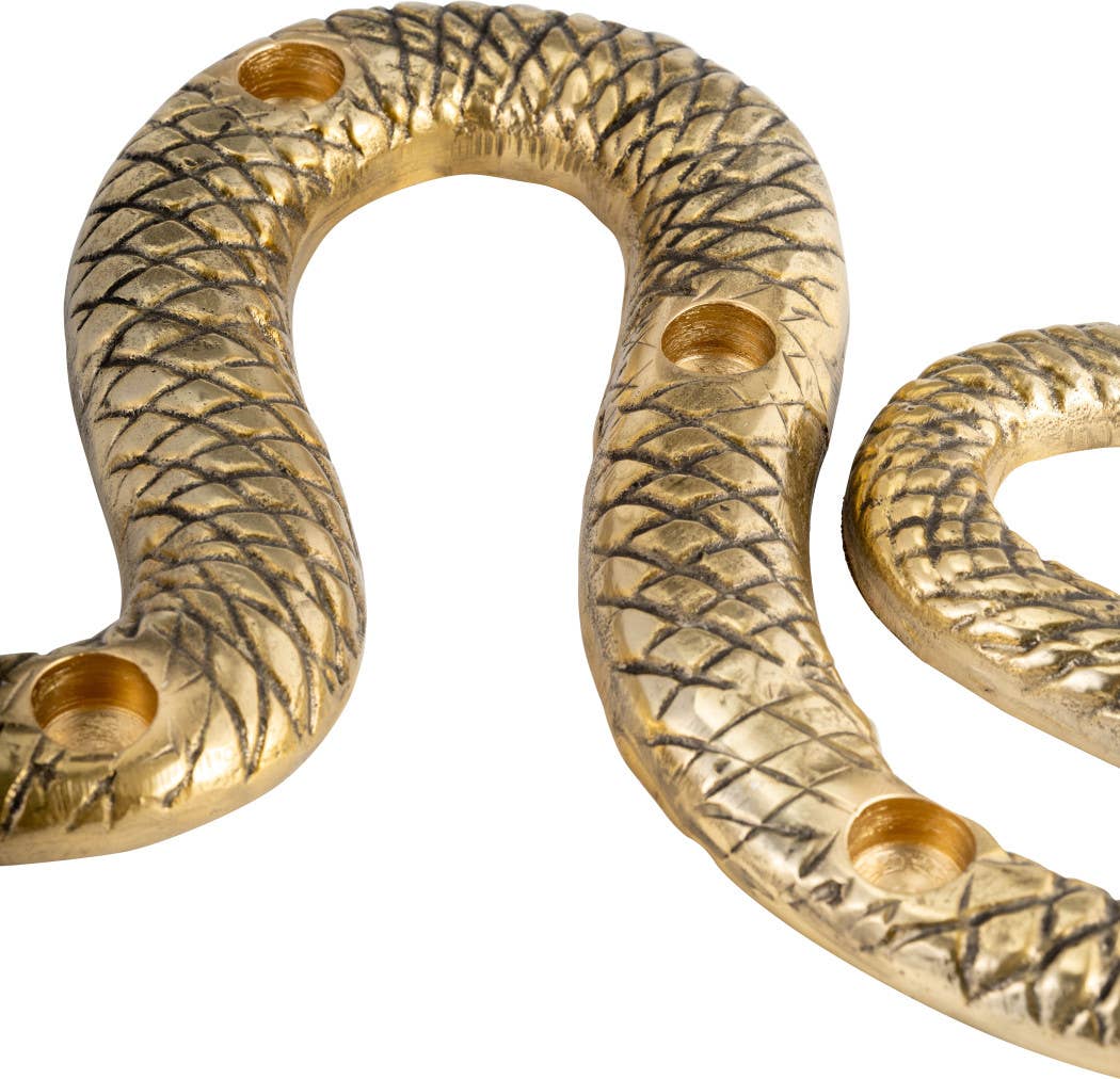 Gold Snake Four Taper Candleholder