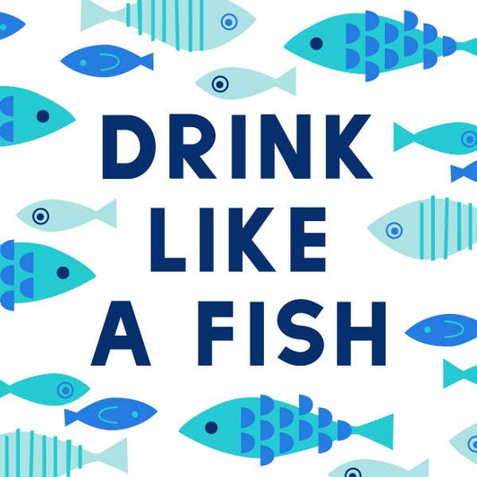 Drink Like a Fish Cocktail Napkins