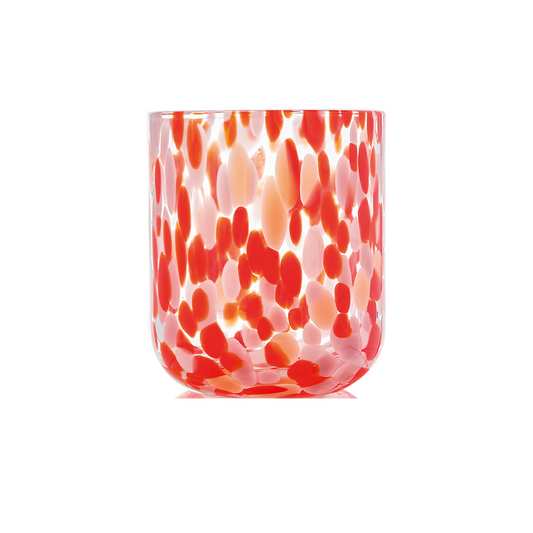 Pink & Red Speckled Tumbler