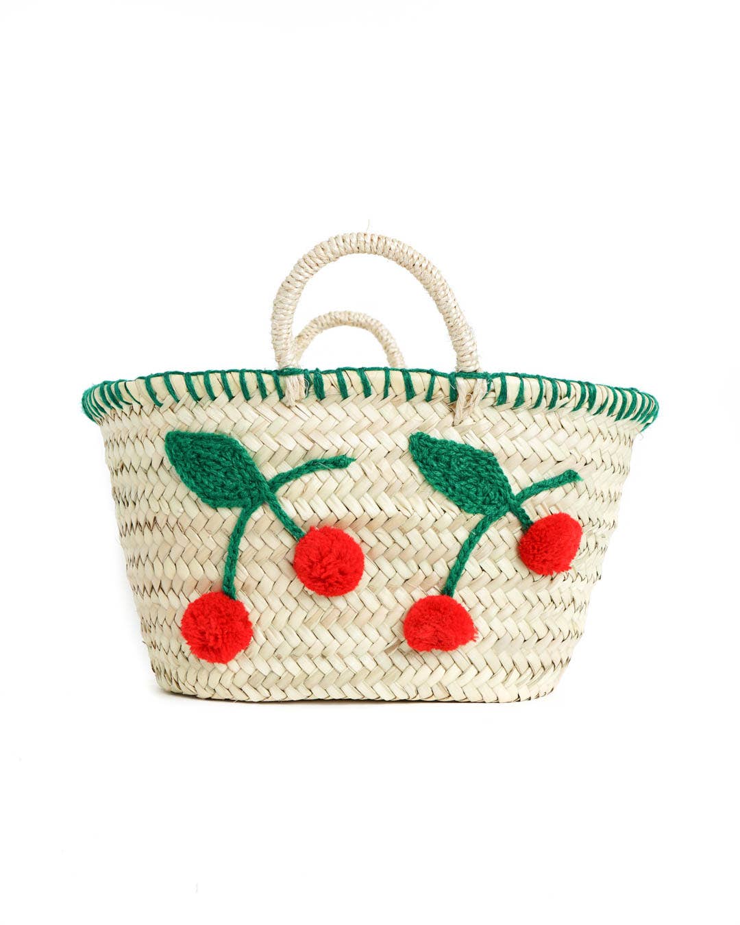 Small Cherry French Market Basket