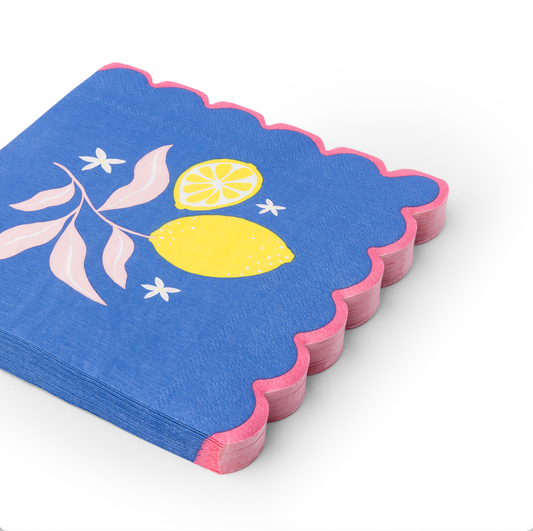 Lemon Large Paper Napkins