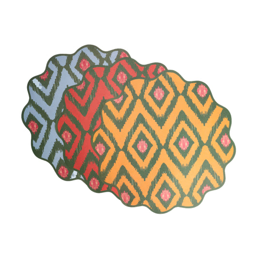 Ikat Paper Placemats