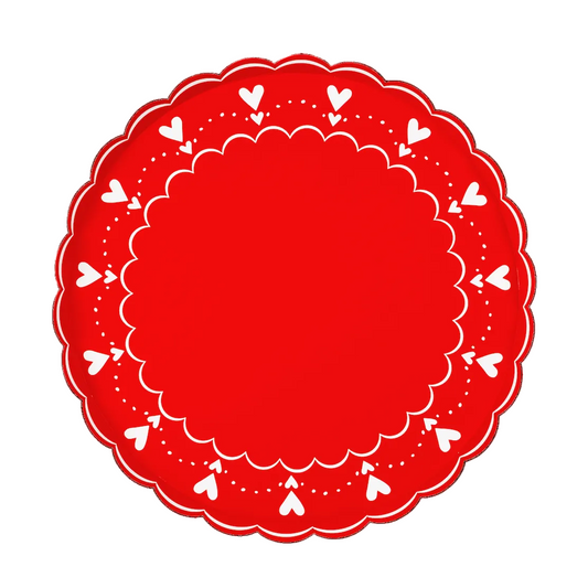 From the Heart Paper Dinner Plates