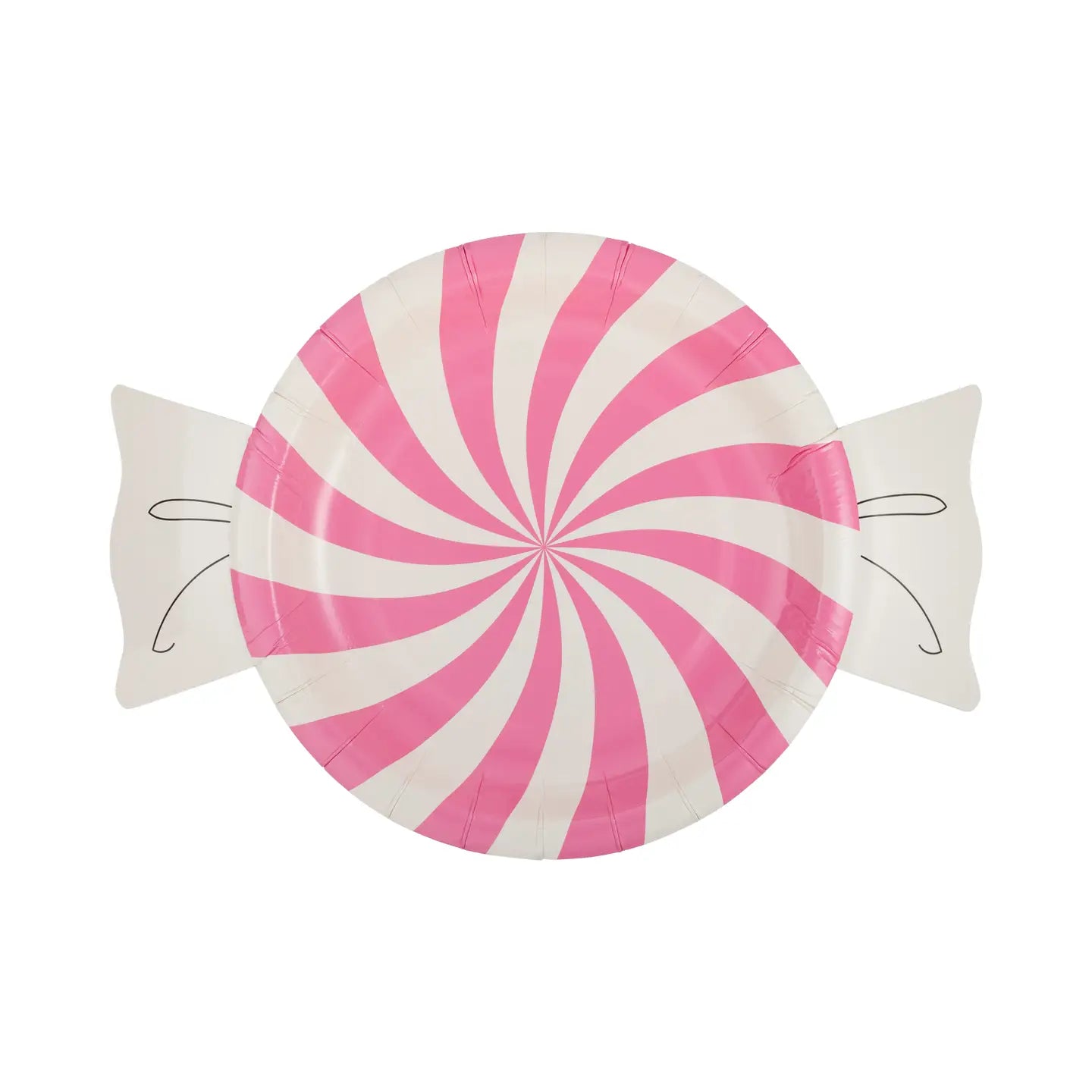 Candy Swirl Paper Dessert Plate