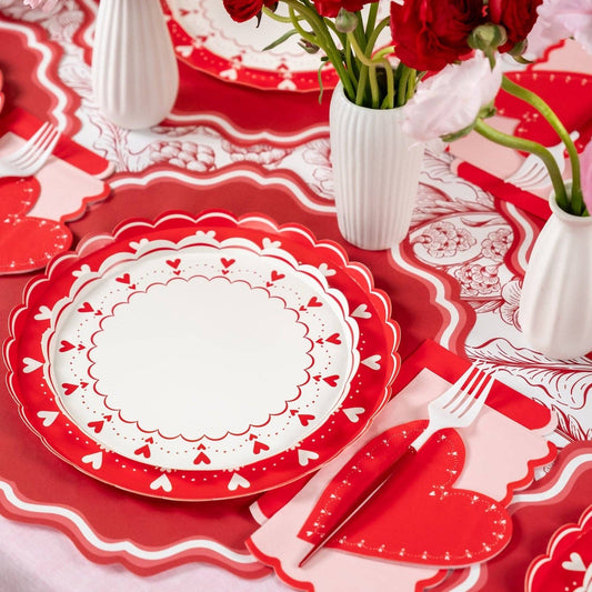 From the Heart Paper Dessert Plates