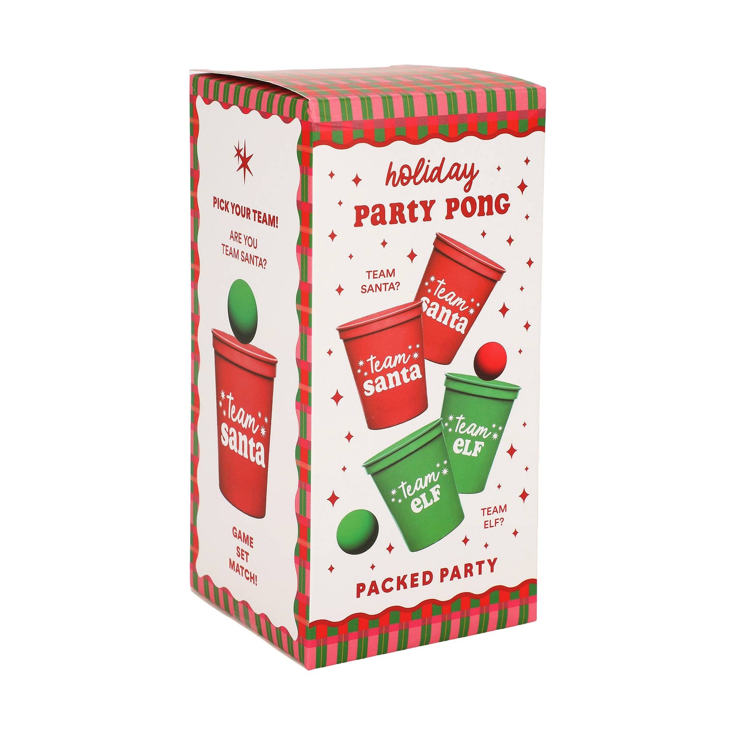 Santa vs. Elf Party Pong Game