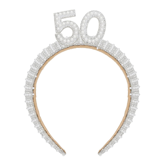 50 Pearl Headband