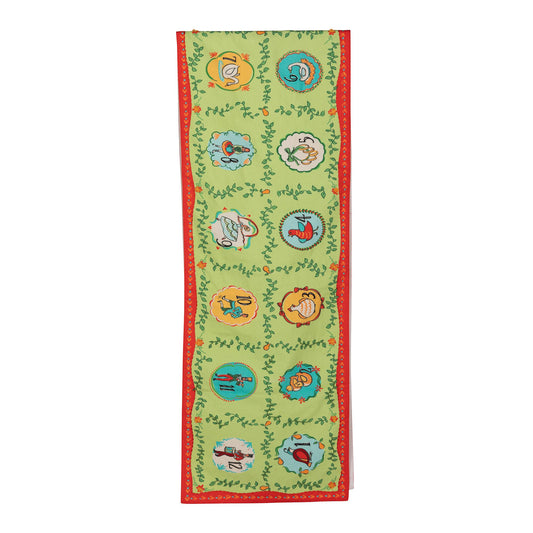 12 Days of Christmas Table Runner