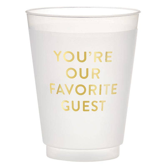 You're our Favorite Guest Cups - Set of 6