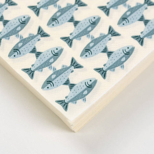 Fish Pattern Napkin/ Guest Towels