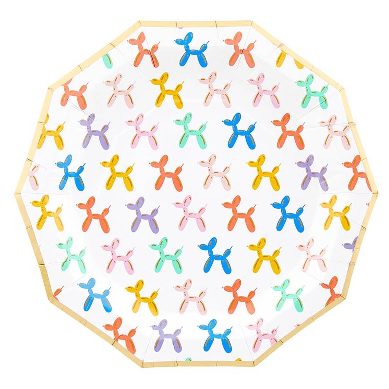 Balloon Dog Paper Plates