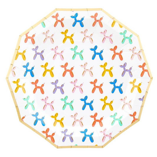 Balloon Dog Paper Plates
