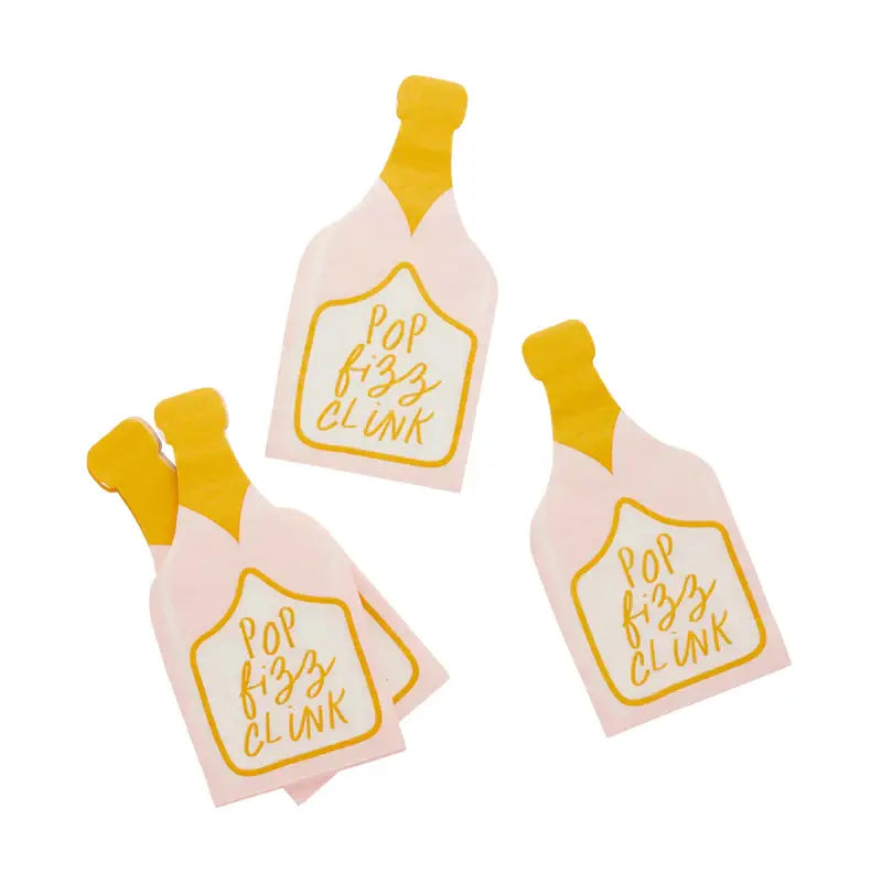 Champagne Bottle Cocktail Napkin